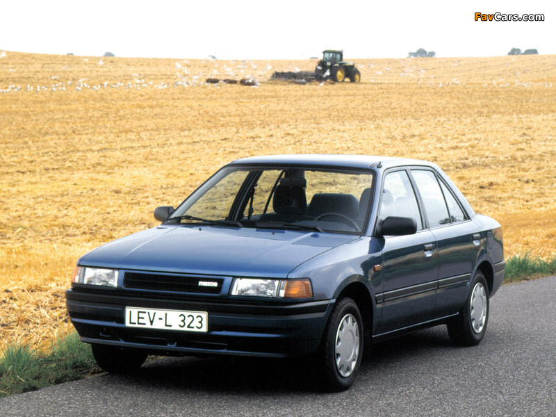 Mazda 323 Sedan (BG) 1989–94 photos (800 x 600)