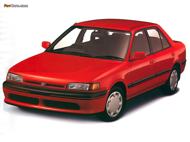 Mazda 323 Sedan AU-spec (BG) 1989–94 photos (800 x 600)