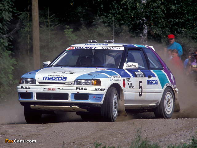 Mazda 323 4WD Rally Car (BG) 1990–94 wallpapers (640 x 480)