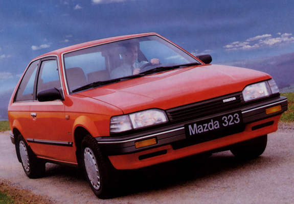 Photos of Mazda 323 3-door (BF) 1987–89