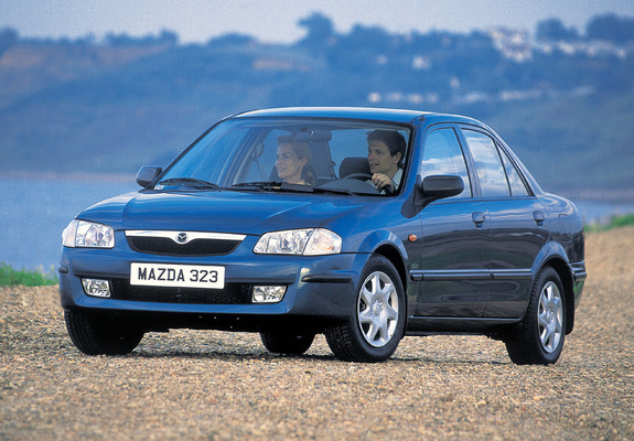 Mazda 323 Sedan (BJ) 1998–2000 wallpapers