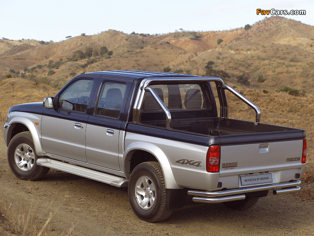 Mazda B2500 Turbo 4×4 Double Cab Accessorized 2002–06 pictures (640 x 480)