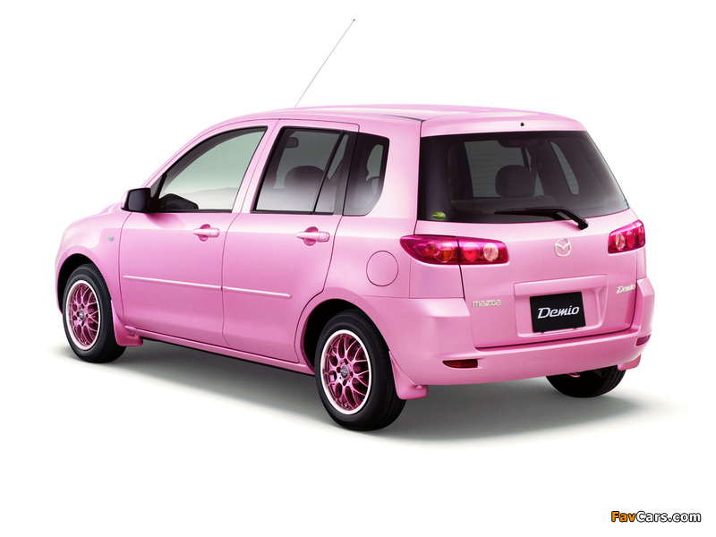 Mazda Demio Stardust Pink (DY3W/DY5W/DY3R) 2004–05 pictures (800 x 600)