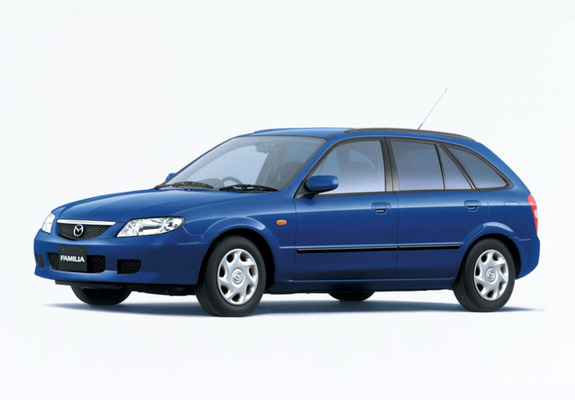 Mazda Familia RS S-Wagon 2000–03 wallpapers