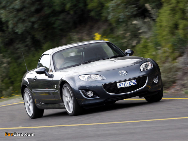 Mazda MX-5 Roadster-Coupe AU-spec (NC2) 2008–12 wallpapers (640 x 480)