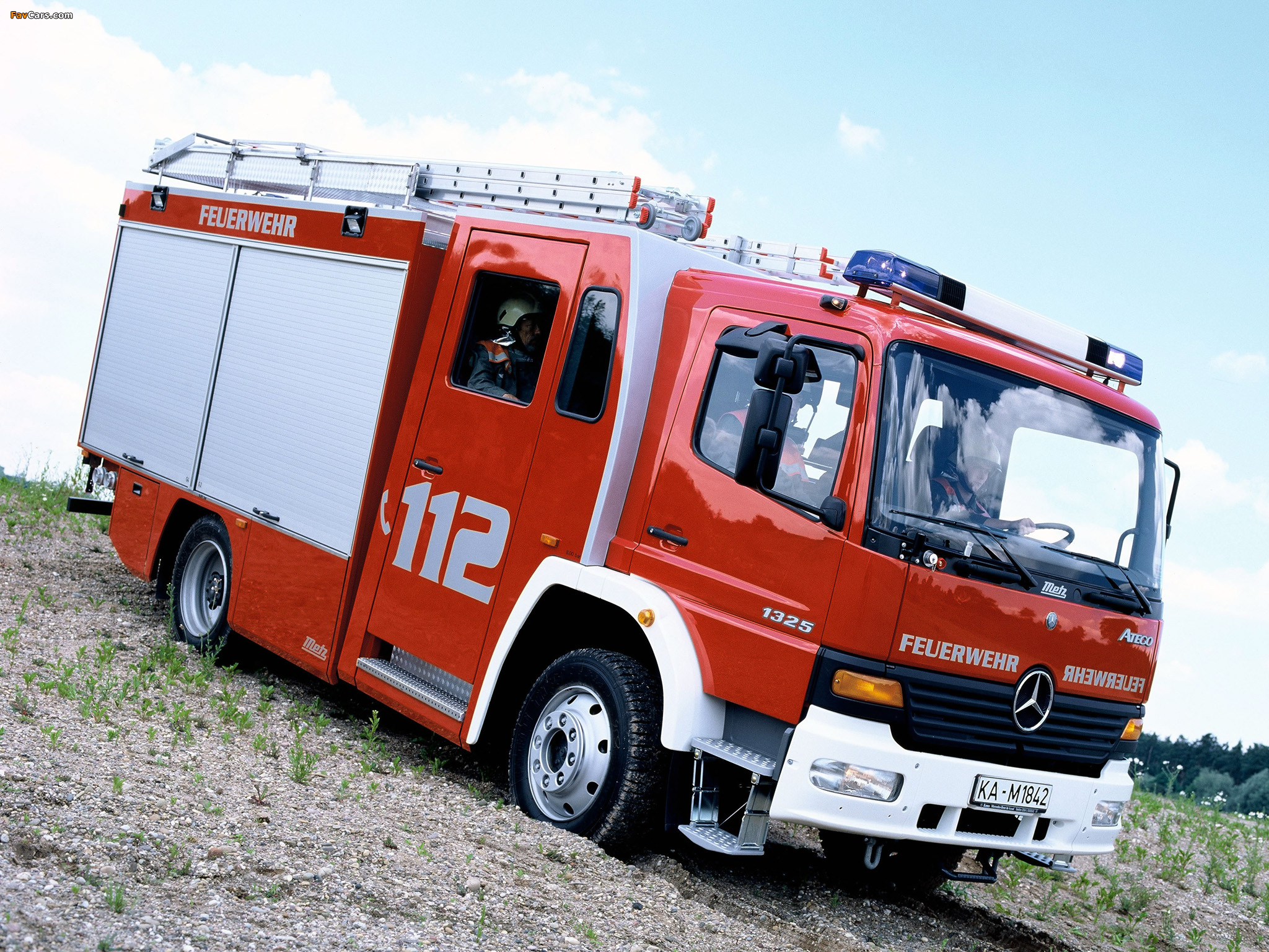 Mercedes-Benz Atego 1325 Feuerwehr by Metz 1998-2005 ...