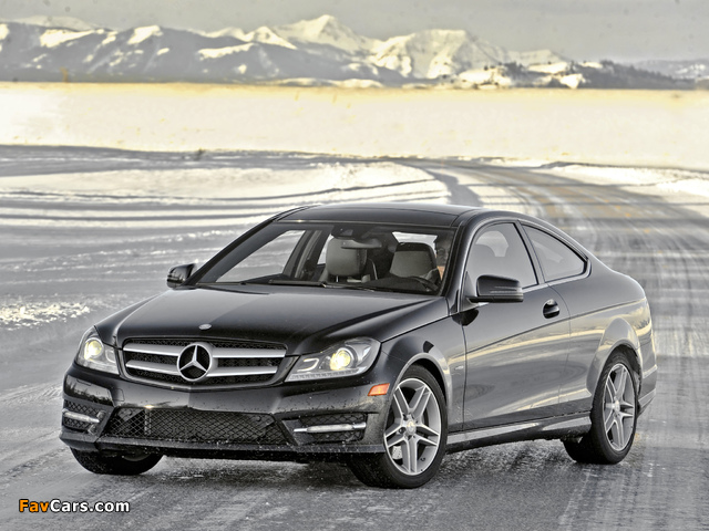 Images of Mercedes-Benz C 350 4MATIC Coupe US-spec (C204) 2011 (640 x 480)