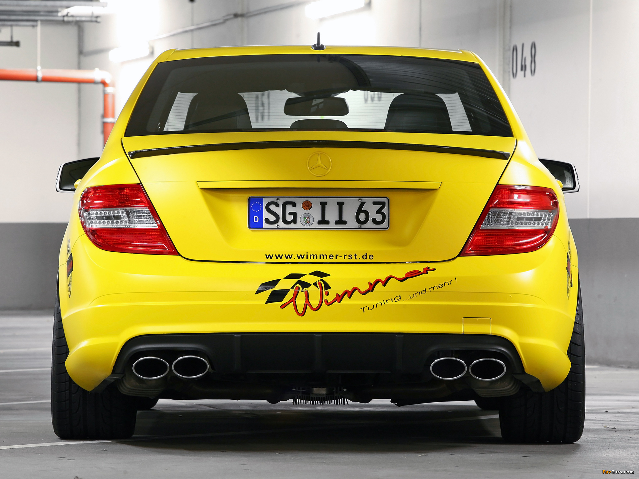Images of Wimmer RS Mercedes-Benz C 63 AMG (W204) 2011 (2048 x 1536)