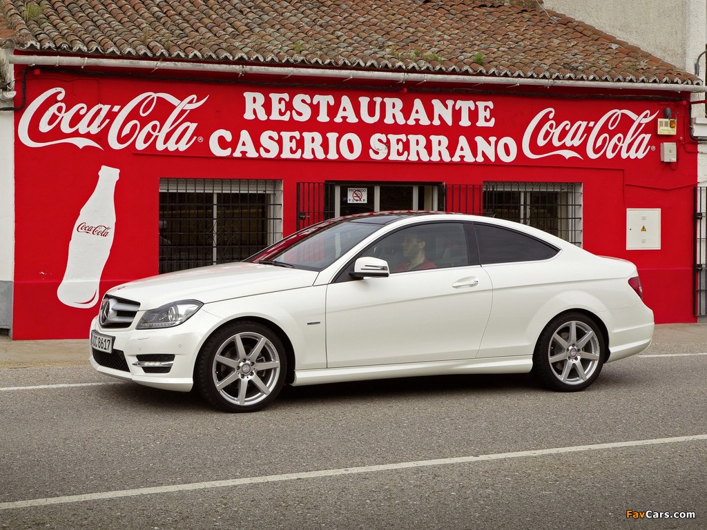 Images of Mercedes-Benz C 220 CDI Coupe (C204) 2011 (1024 x 768)