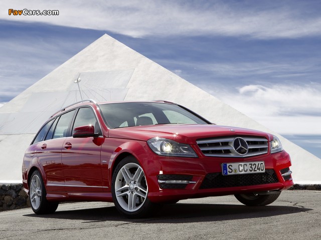 Images of Mercedes-Benz C 350 CDI AMG Sports Package Estate (S204) 2011 (640 x 480)
