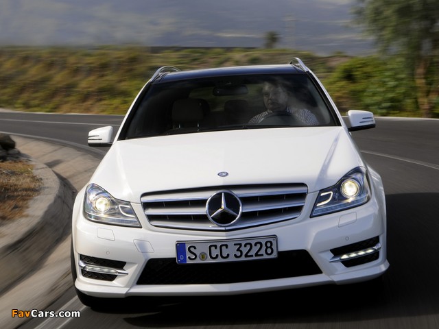 Images of Mercedes-Benz C 250 AMG Sports Package Estate (S204) 2011 (640 x 480)