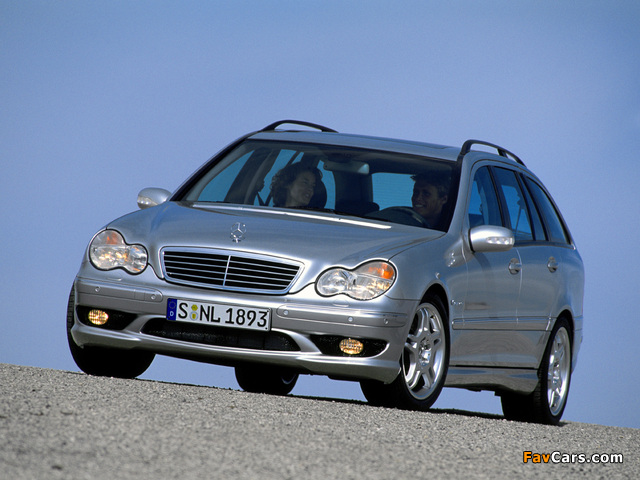 Mercedes-Benz C 32 AMG Estate (S203) 2001–04 images (640 x 480)