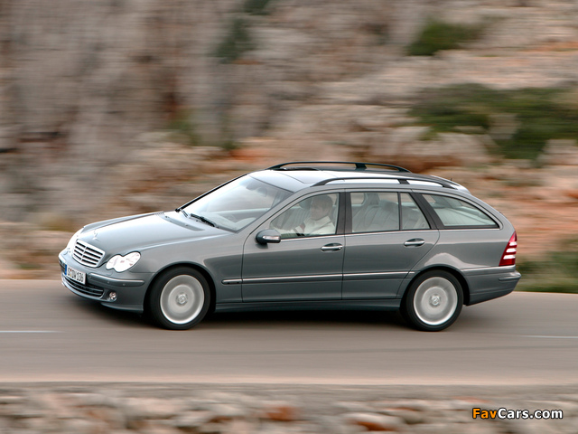 Mercedes-Benz C 320 CDI Estate (S203) 2002–07 images (640 x 480)