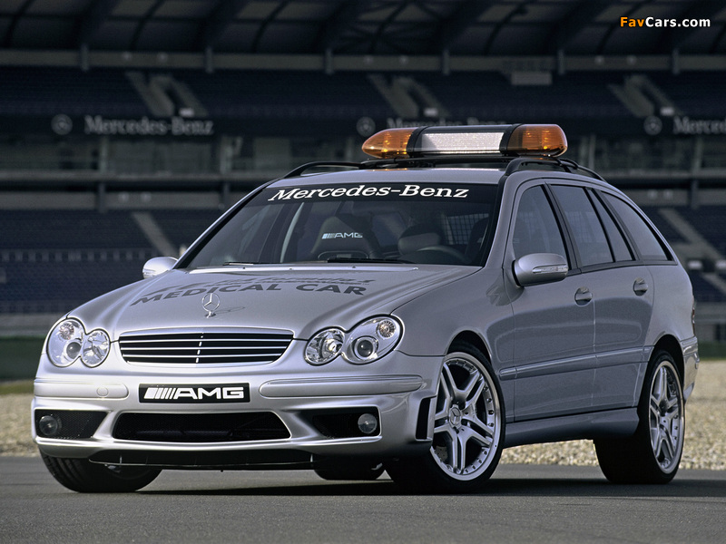 Mercedes-Benz C 55 AMG Estate F1 Medical Car (S203) 2005–07 wallpapers (800 x 600)