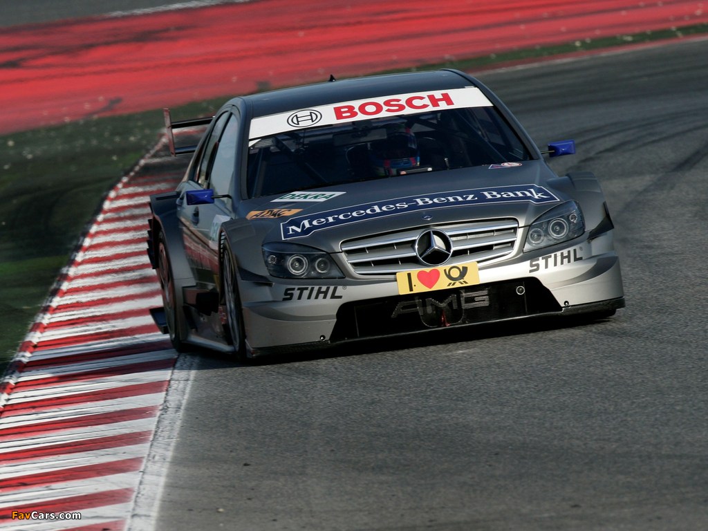 Mercedes-Benz C AMG DTM (W204) 2007–10 photos (1024 x 768)