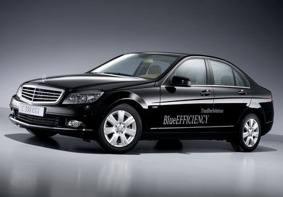 Mercedes-Benz C 350 CGI BlueEfficiency (W204) 2008–11 wallpapers
