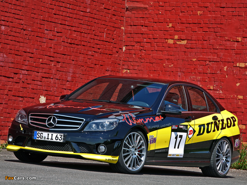 Wimmer RS Mercedes-Benz C 63 AMG Dunlop-Performance (W204) 2010 images (800 x 600)