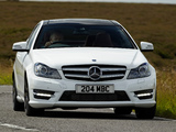 Mercedes-Benz C 220 CDI Coupe UK-spec (C204) 2011 images