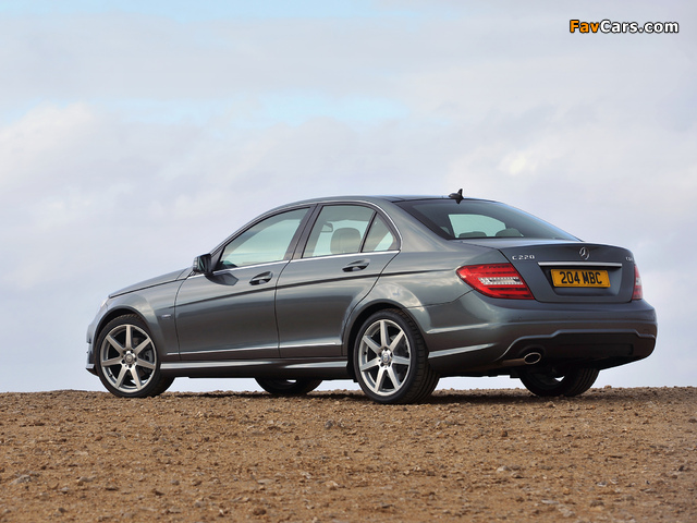 Mercedes-Benz C 220 CDI AMG Sports Package UK-spec (W204) 2011 images (640 x 480)