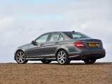 Mercedes-Benz C 220 CDI AMG Sports Package UK-spec (W204) 2011 images