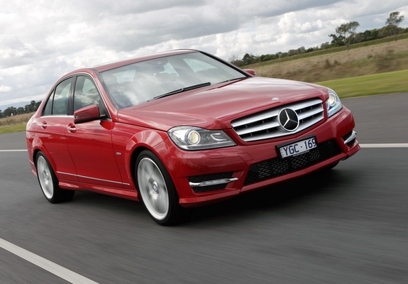 Mercedes-Benz C 250 AMG Sports Package AU-spec (W204) 2011 pictures