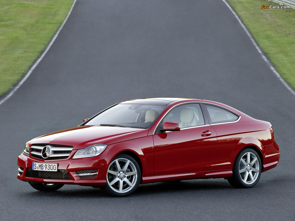 Mercedes-Benz C 350 Coupe (C204) 2011 wallpapers (1024 x 768)