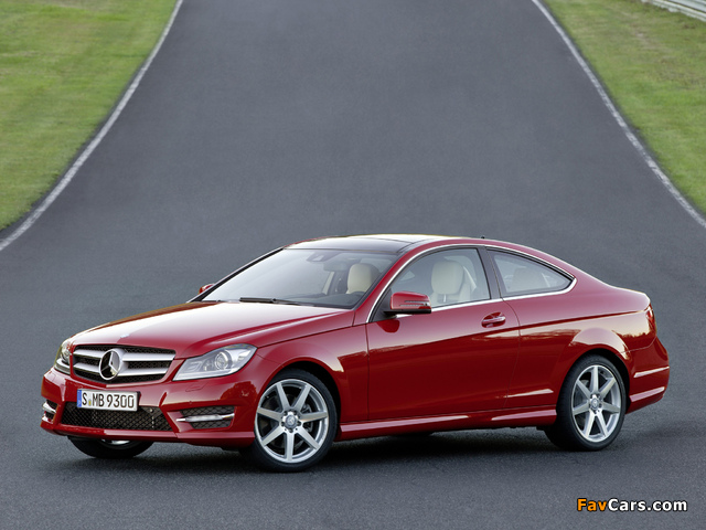Mercedes-Benz C 350 Coupe (C204) 2011 wallpapers (640 x 480)