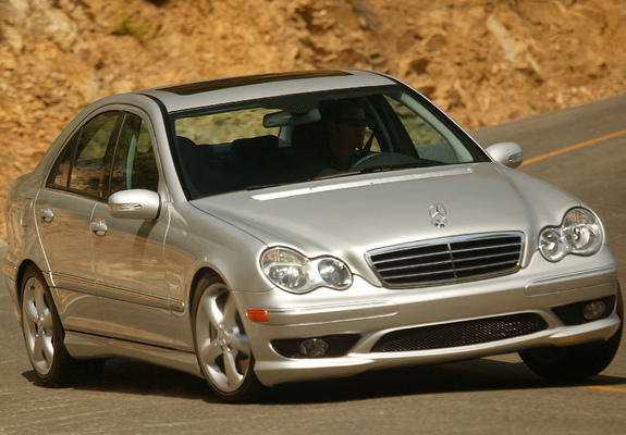Photos of Mercedes-Benz C 280 Sports Package US-spec (W203) 2005–07