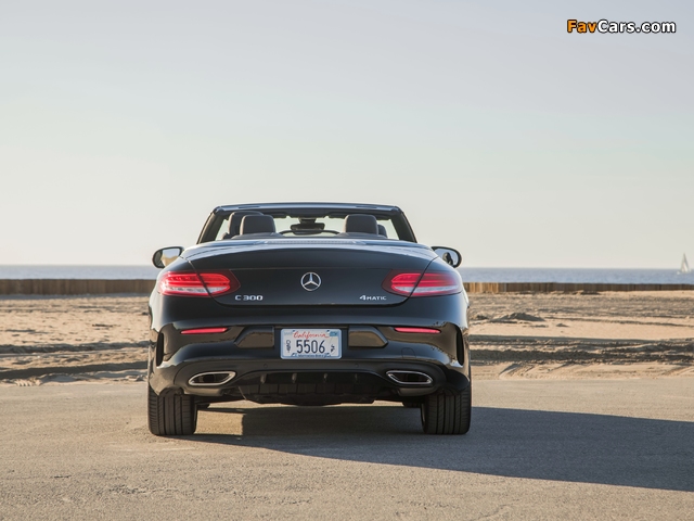 Pictures of Mercedes-Benz C 300 4MATIC Cabriolet AMG Line North America (C205) 2016 (640 x 480)