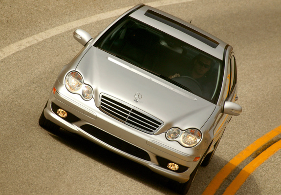 Mercedes-Benz C 280 Sports Package US-spec (W203) 2005–07 wallpapers
