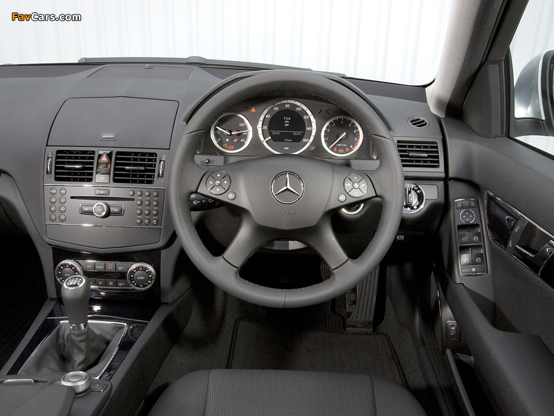 Mercedes-Benz C 180 Kompressor Estate UK-spec (S204) 2008–11 wallpapers (800 x 600)