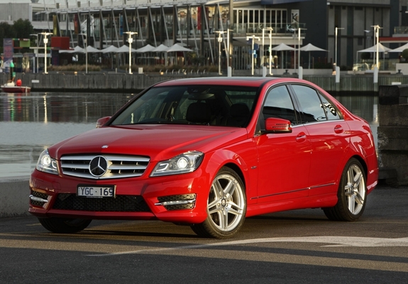 Mercedes-Benz C 250 AMG Sports Package AU-spec (W204) 2011 wallpapers