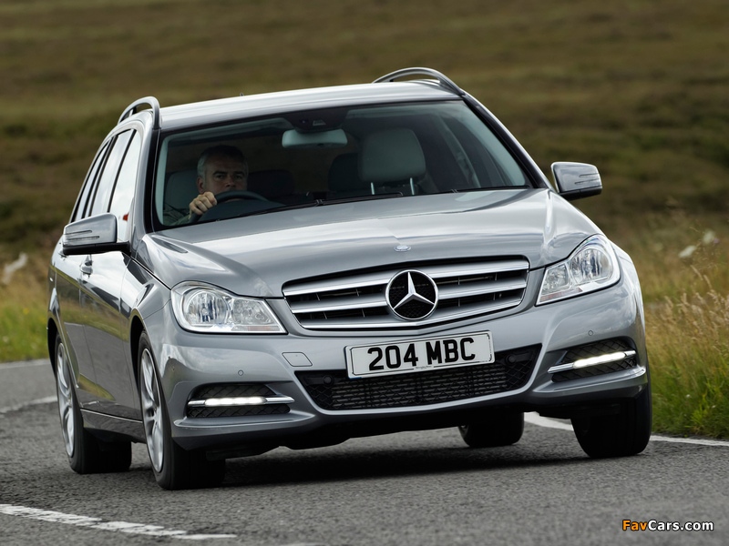 Mercedes-Benz C 220 CDI Estate UK-spec (S204) 2011 wallpapers (800 x 600)