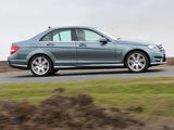 Mercedes-Benz C 220 CDI AMG Sports Package UK-spec (W204) 2011 wallpapers