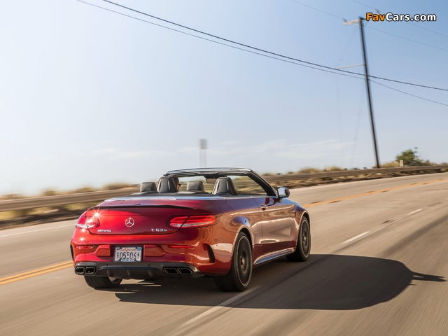 Mercedes-AMG C 63 S Cabriolet North America (A205) 2016 wallpapers (640 x 480)