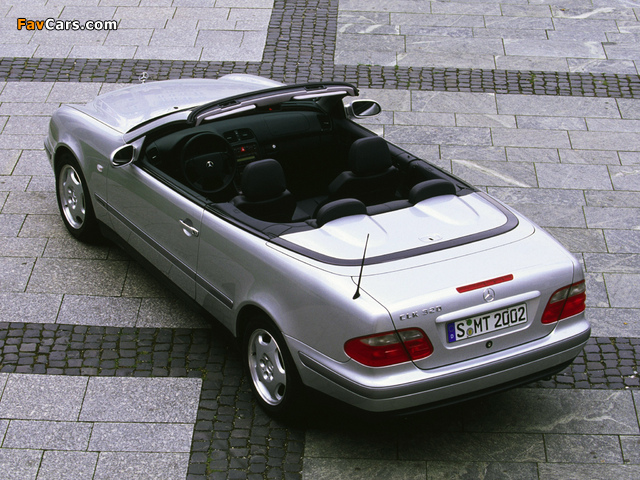 Mercedes-Benz CLK 320 Cabrio (A208) 1998–2002 images (640 x 480)