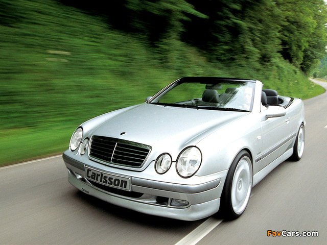 Carlsson Mercedes-Benz CLK-Klasse Cabrio (A208) 1998–2002 photos (640 x 480)