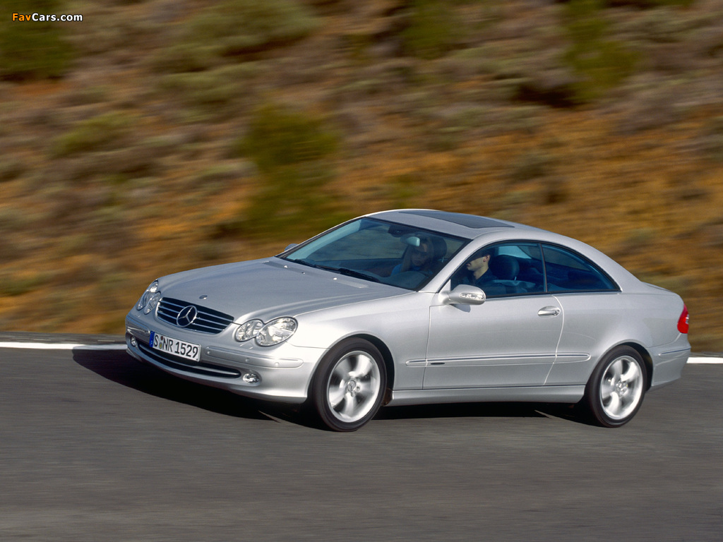 Mercedes-Benz CLK 500 (C209) 2002–05 images (1024 x 768)