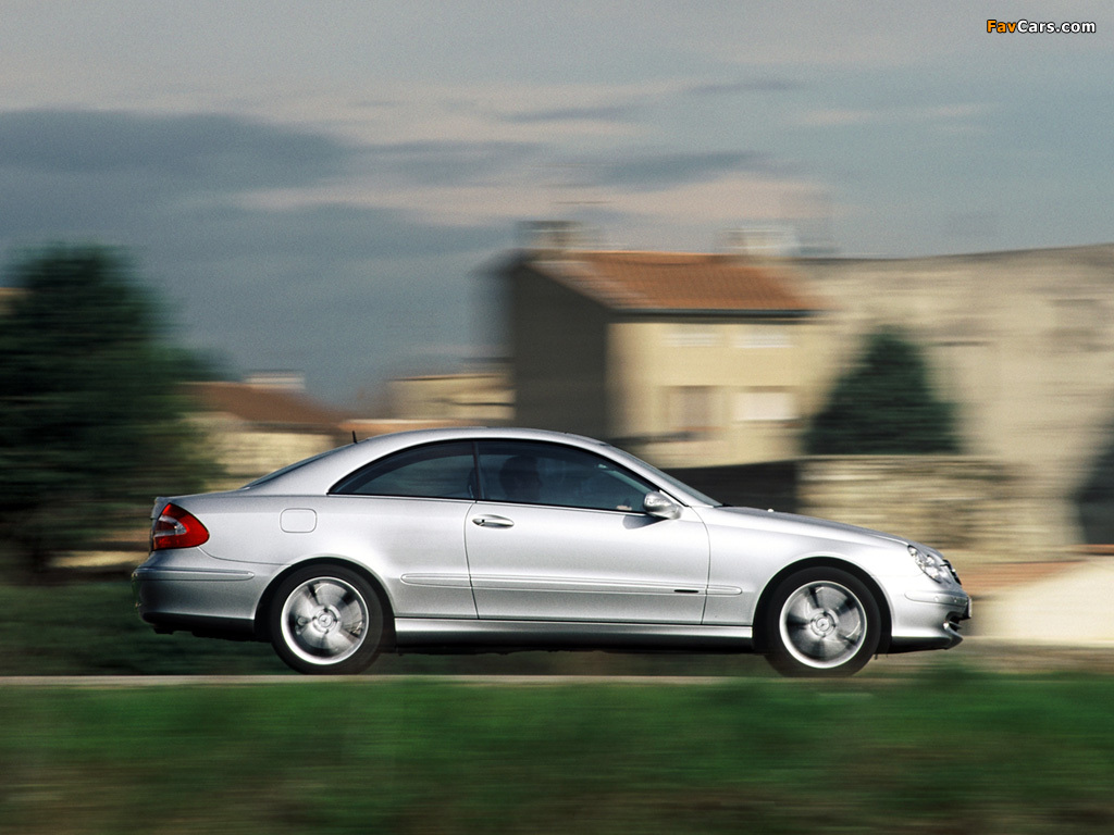 Mercedes-Benz CLK 500 (C209) 2002–05 pictures (1024 x 768)