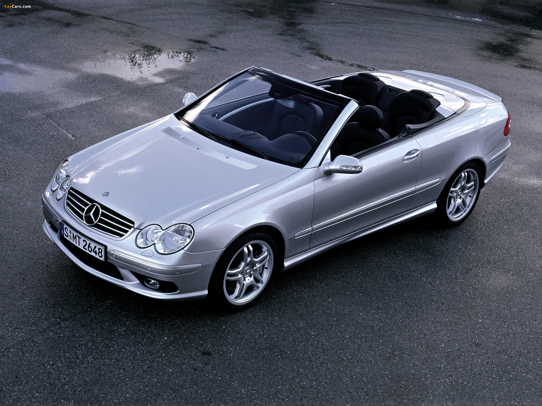 Mercedes-Benz CLK 55 AMG Cabrio (A209) 2003–05 images (2048 x 1536)