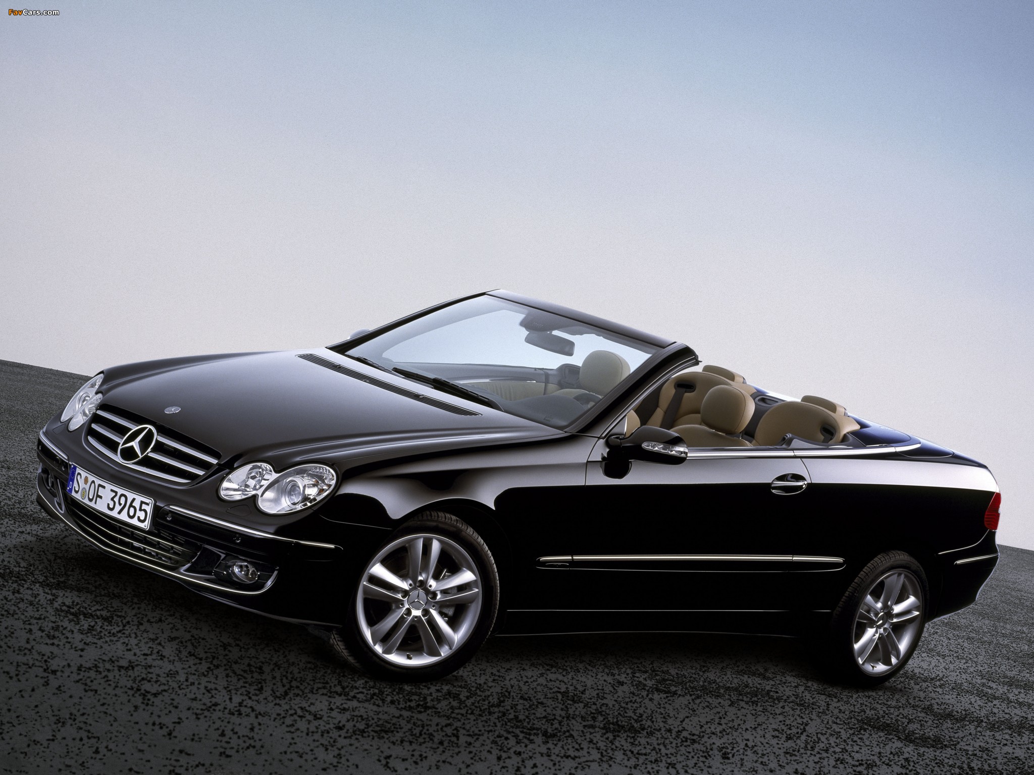 Mercedes-Benz CLK 320 CDI Cabrio (A209) 2005–10 photos (2048 x 1536)