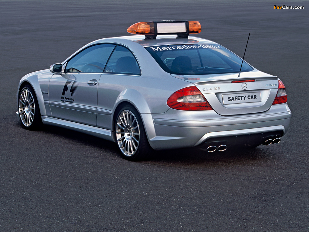 Mercedes-Benz CLK 63 AMG F1 Safety Car (C209) 2006–07 pictures (1024 x 768)