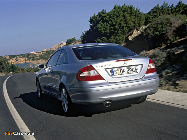 Photos of Mercedes-Benz CLK 350 (C209) 2005–09 (640 x 480)