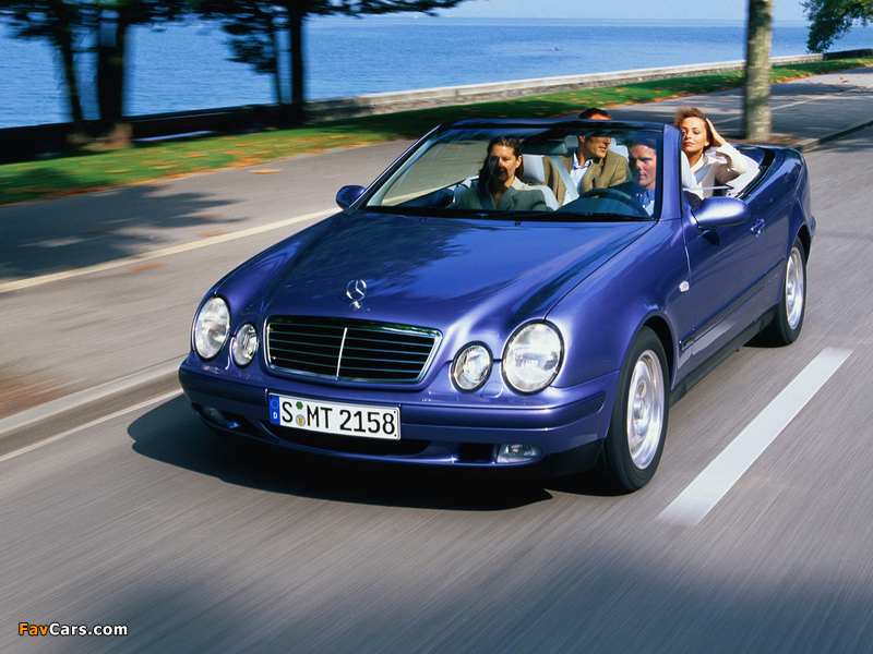 Pictures of Mercedes-Benz CLK 230 Kompressor Cabrio (A208) 1998–2002 (800 x 600)