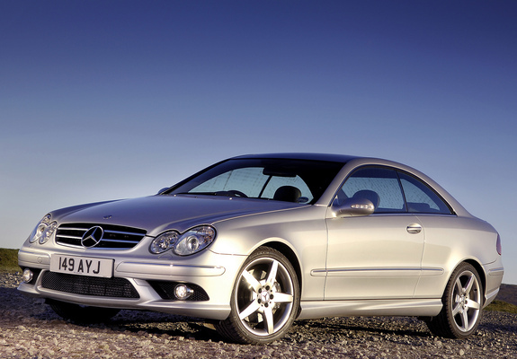 Mercedes-Benz CLK 320 CDI AMG Sports Package UK-spec (C209) 2005–09 wallpapers