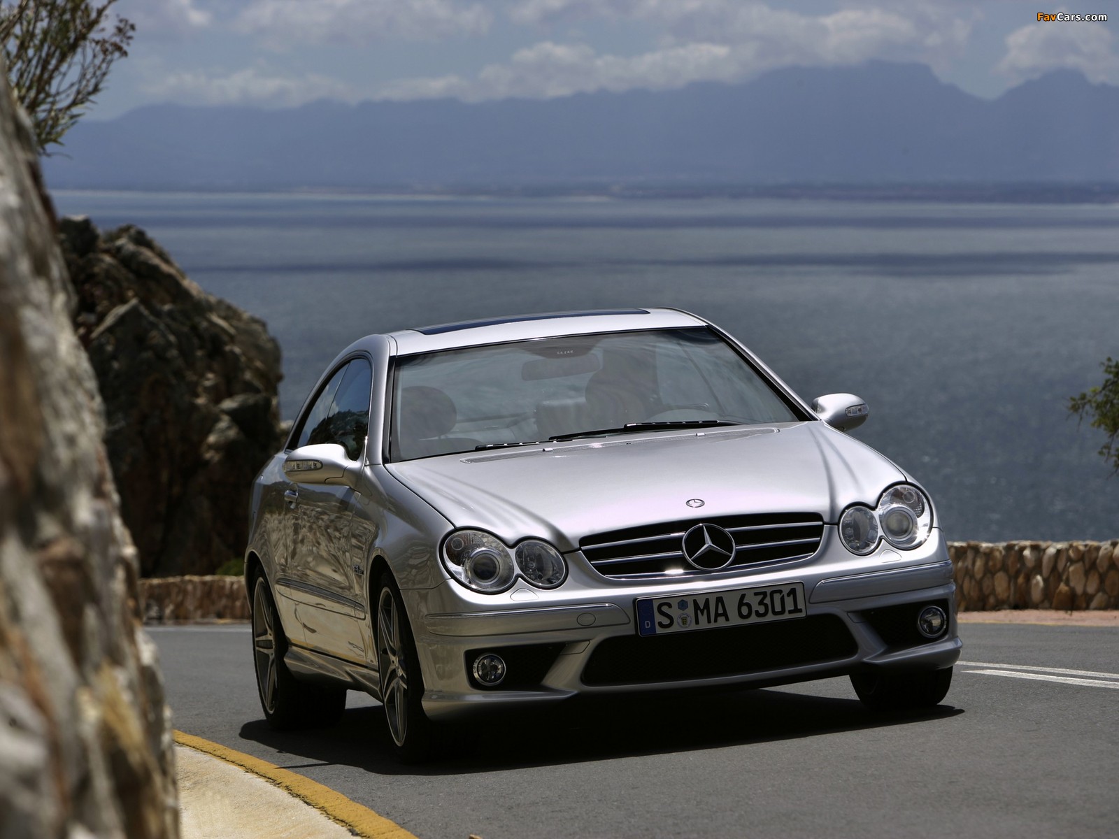 Mercedes-Benz CLK 63 AMG (C209) 2006–09 wallpapers (1600 x 1200)