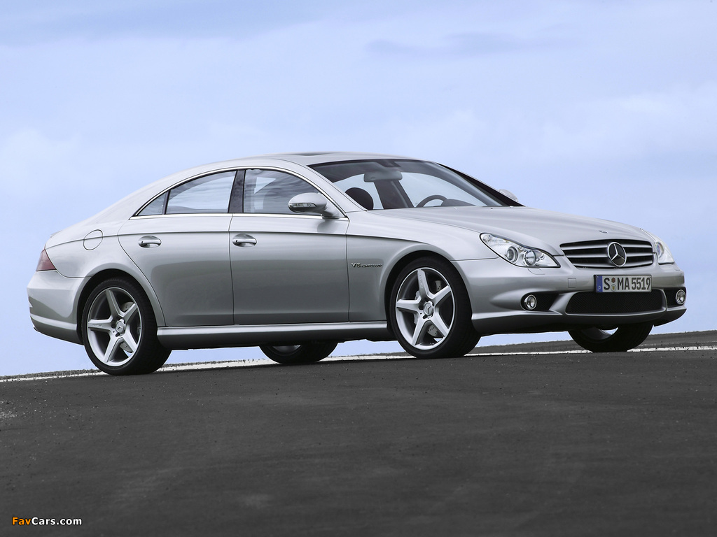 Images of Mercedes-Benz CLS 55 AMG (C219) 2005–10 (1024 x 768)