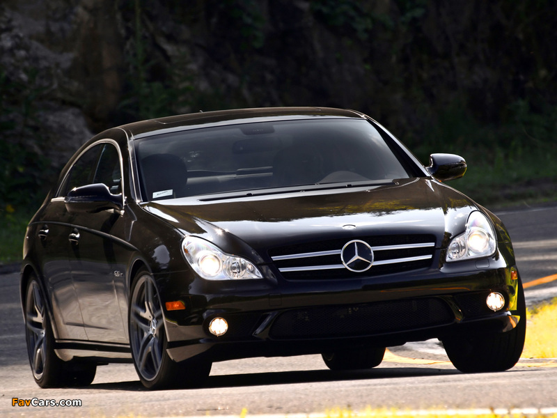 Images of Mercedes-Benz CLS 63 AMG US-spec (C219) 2008–10 (800 x 600)