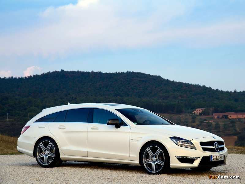 Images of Mercedes-Benz CLS 63 AMG Shooting Brake (X218) 2012 (800 x 600)