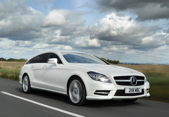Mercedes-Benz CLS 350 CDI Shooting Brake AMG Sports Package UK-spec (X218) 2012 photos